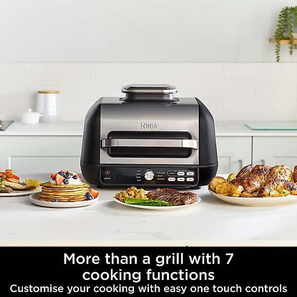 Ninja Foodi Max Pro Grill, Flat Plate and Air Fryer AG651UK