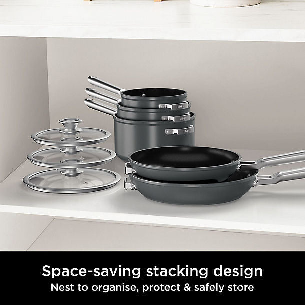 Ninja ZEROSTICK 5-Piece Stackable Pan Set