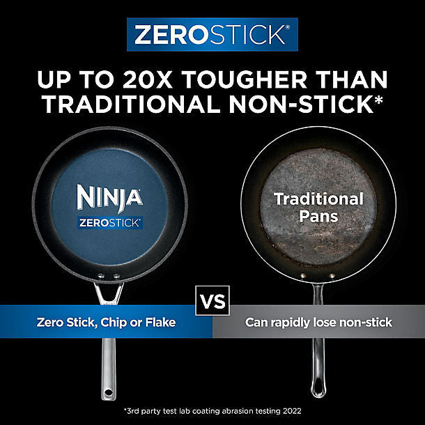 Ninja ZEROSTICK 5-Piece Stainless Steel Pan Set