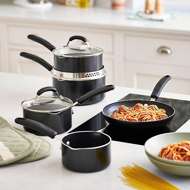 Lakeland Classic Aluminium 5-Piece Pan Set