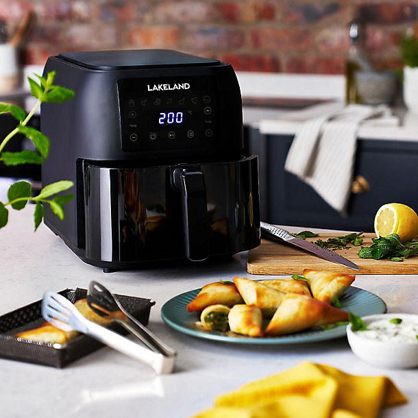 Lakeland Slimline Air Fryer Black 8L