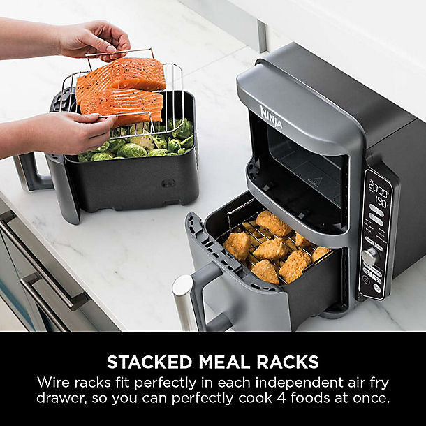 Ninja Double Stack XL 9.5L Air Fryer SL400UK Grey