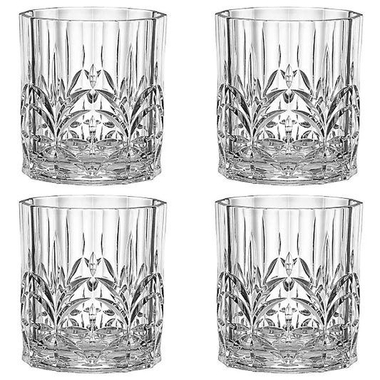 Crystal-Look Acrylic Tumblers – Set of 4